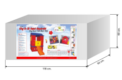 King Ev İki Kapılı Kaydıraklı