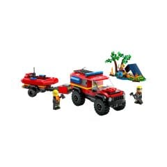 60412 Lego City 4x4 Kurtarma Botlu İtfaiye Kamyonu 301 parça +5 yaş