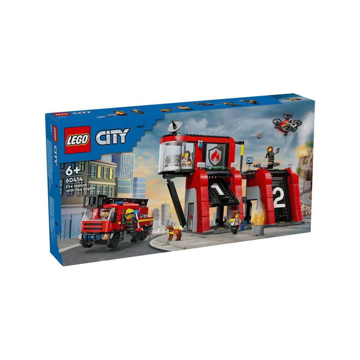 60414 Lego City İtfaiye Kamyon ve İtfaiye Merkezi 843 parça +6 yaş