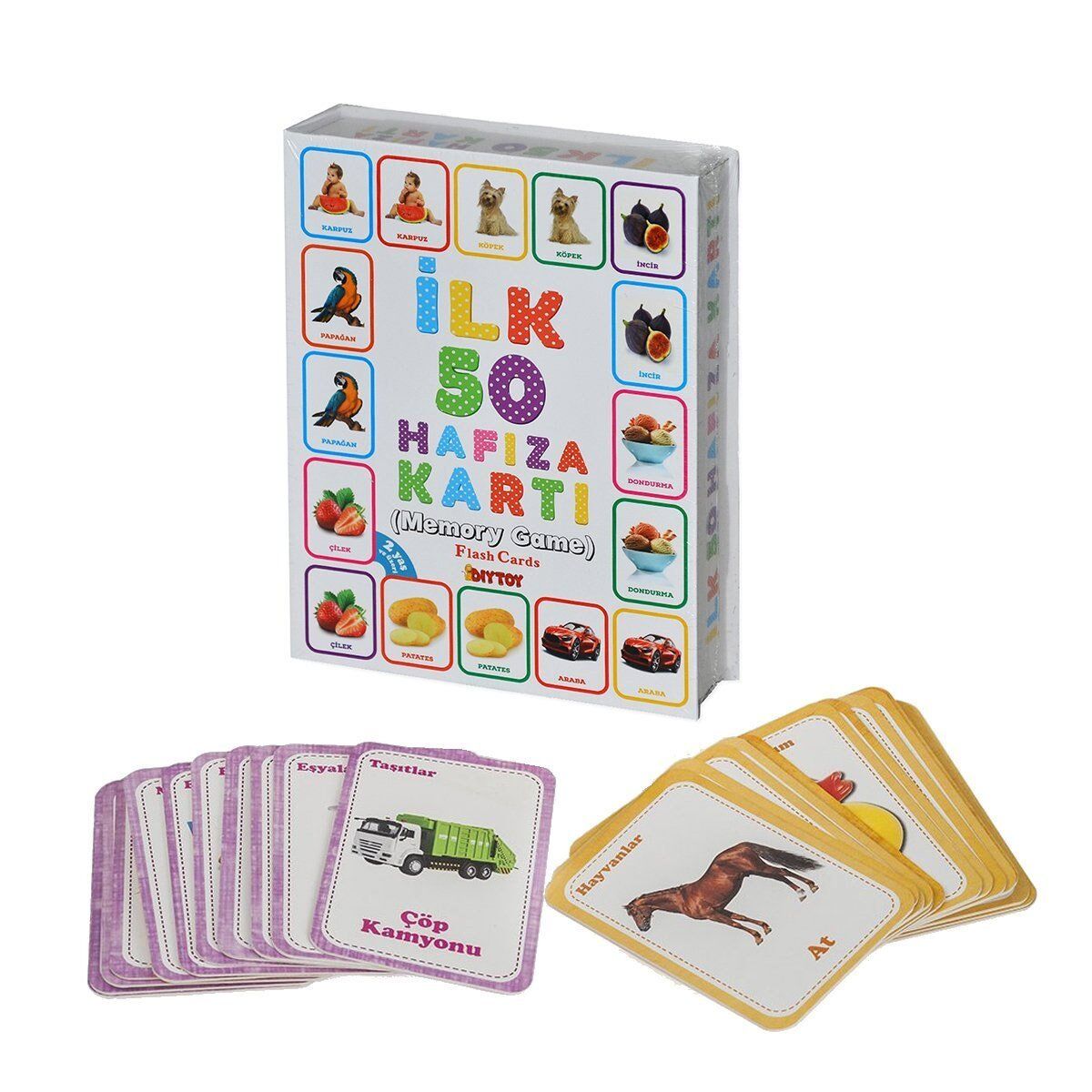 1475 İLK 50 HAFIZA KARTLARI (MEMORY GAME )