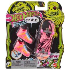 HPG21 Hot Wheels Skate Neon Temalı Parmak Kaykay ve Ayakkabı Paketleri