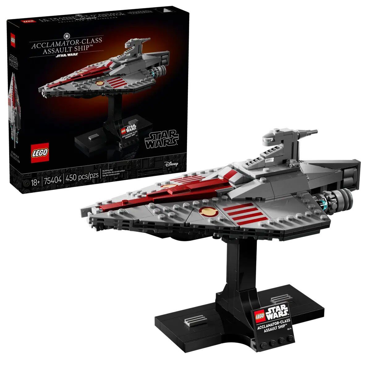 75404 Lego Star Wars - Acclamator Sınıfı Hücum Gemisi 450 Parça +18 Yaş