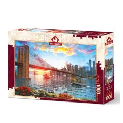 5185 New York'ta Günbatımı 1000 Parça Puzzle -Art Puzzle