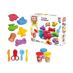 03998 Art Craft Seyahat Araçları Hamur Set 168 Gr -Fentoys