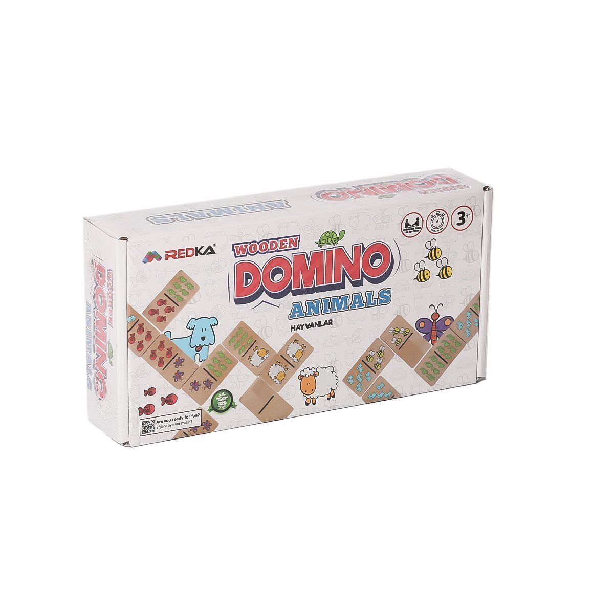 RD5648 Ahşap Domino Animals -Redka