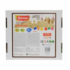 KUM-044 1000GR HEROES KİNETİK KUM KALE KALIPLI SET