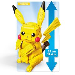 FVK81 MEGA™ Pokémon™ Jumbo Pikachu Figürü 825 parça +8 yaş