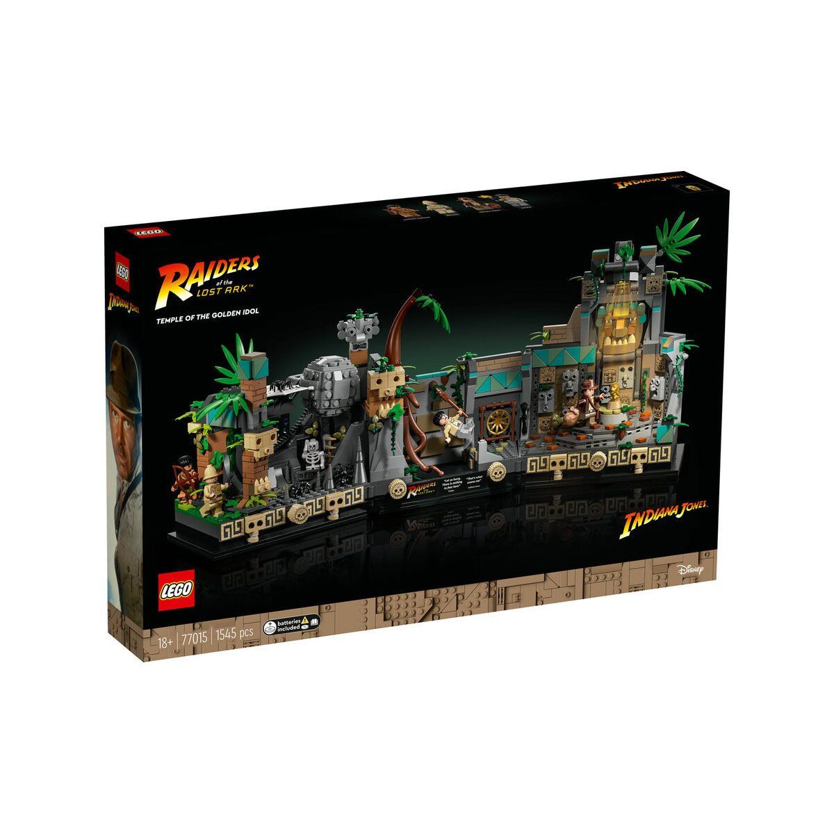 77015 LEGO® Indiana Jones™ Altın İdol’ün Tapınağı 1545 parça +18 yaş