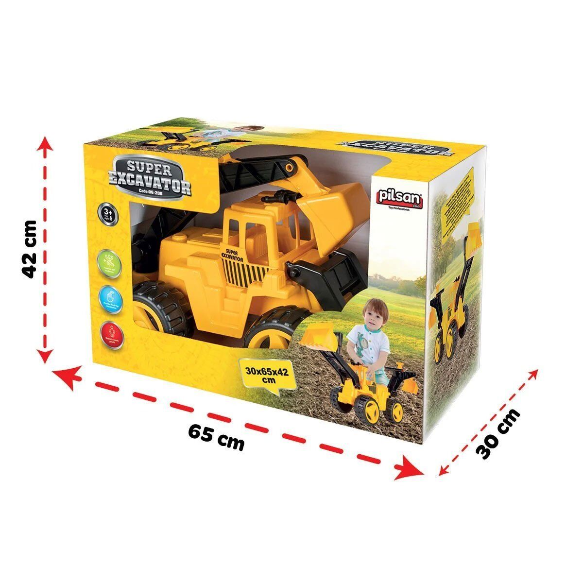 06 206 Süper Excavator -Pilsan Oyuncak