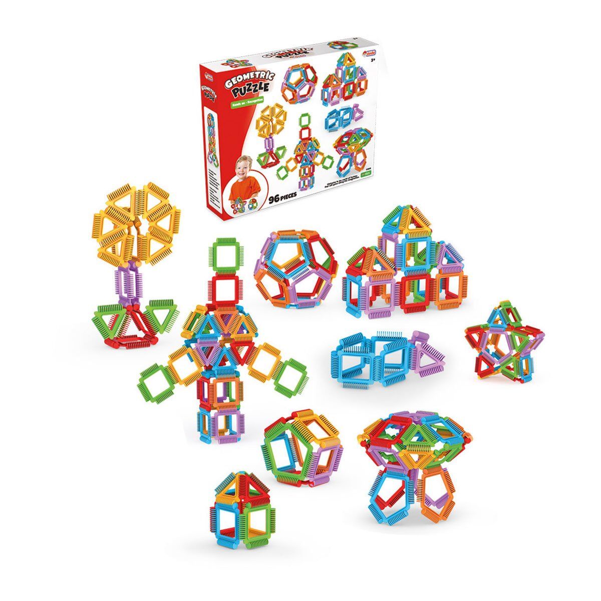 03895 GEOMETRİK PUZZLE 64 PRÇ