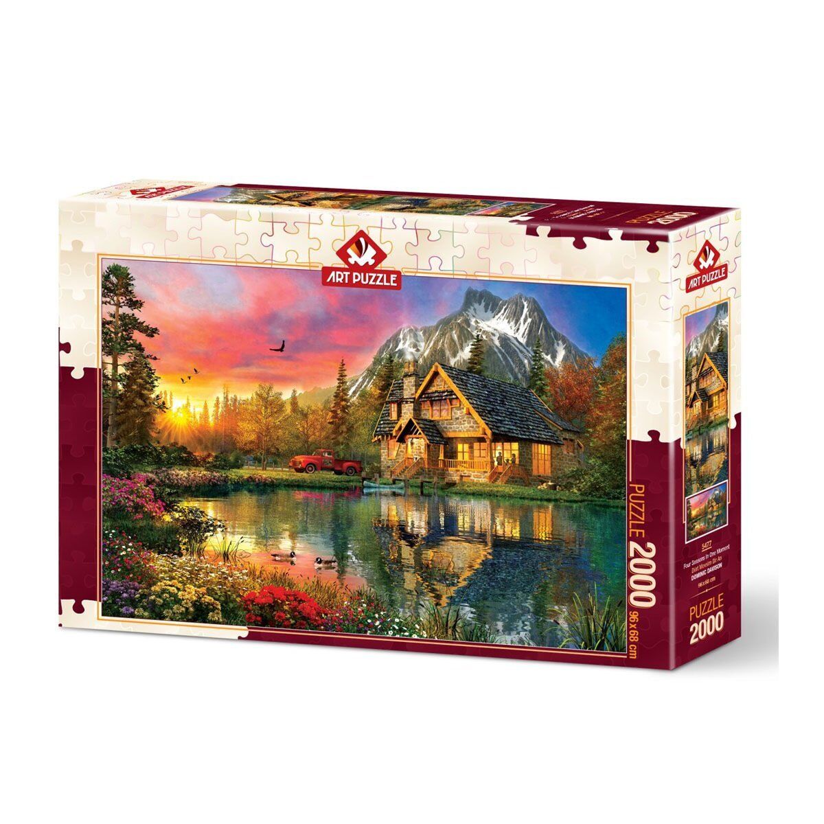 5477 Dört Mevsim Bir An 2000 Parça Puzzle -Art Puzzle