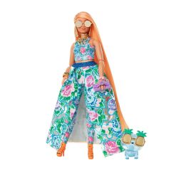 HHN14 Barbie Extra Fancy - Çiçekli Kostümlü Bebek