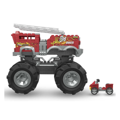 HHD19 MEGA™ Hot Wheels® HW 5-Alarm™ İtfaiye Aracı 284 parça +5 yaş