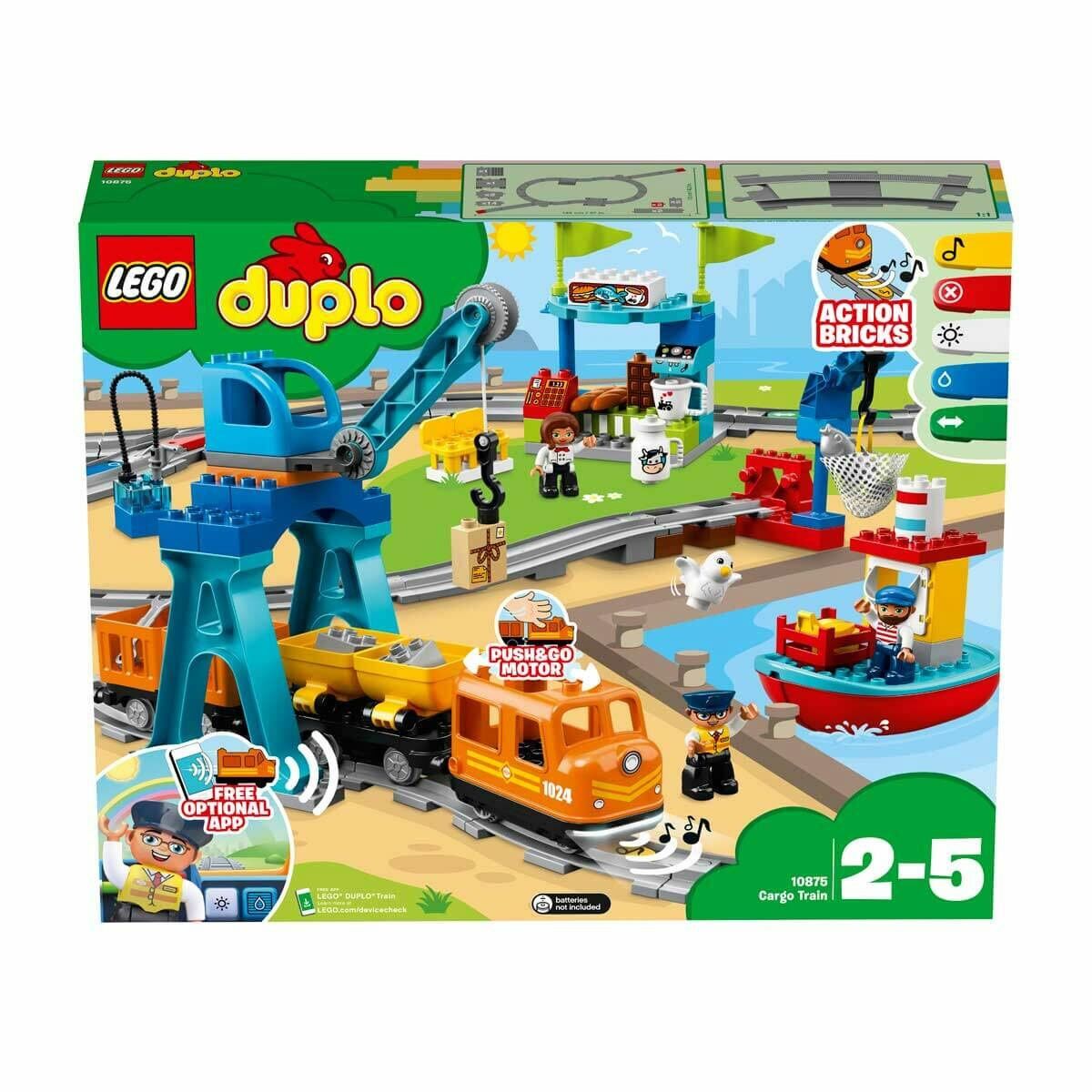 10875 Lego Duplo Kargo Treni 105 parça 2-5 yaş