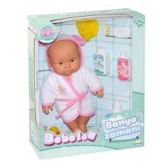 030031 Sunman, Bebelou Banyo Zamanı Bebek Seti, 35 cm / +3 yaş