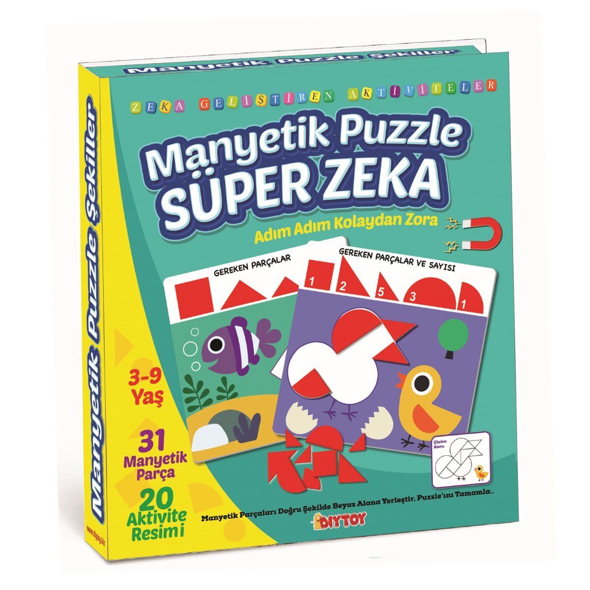 1536 MANYETİK PUZZLE SÜPER ZEKA