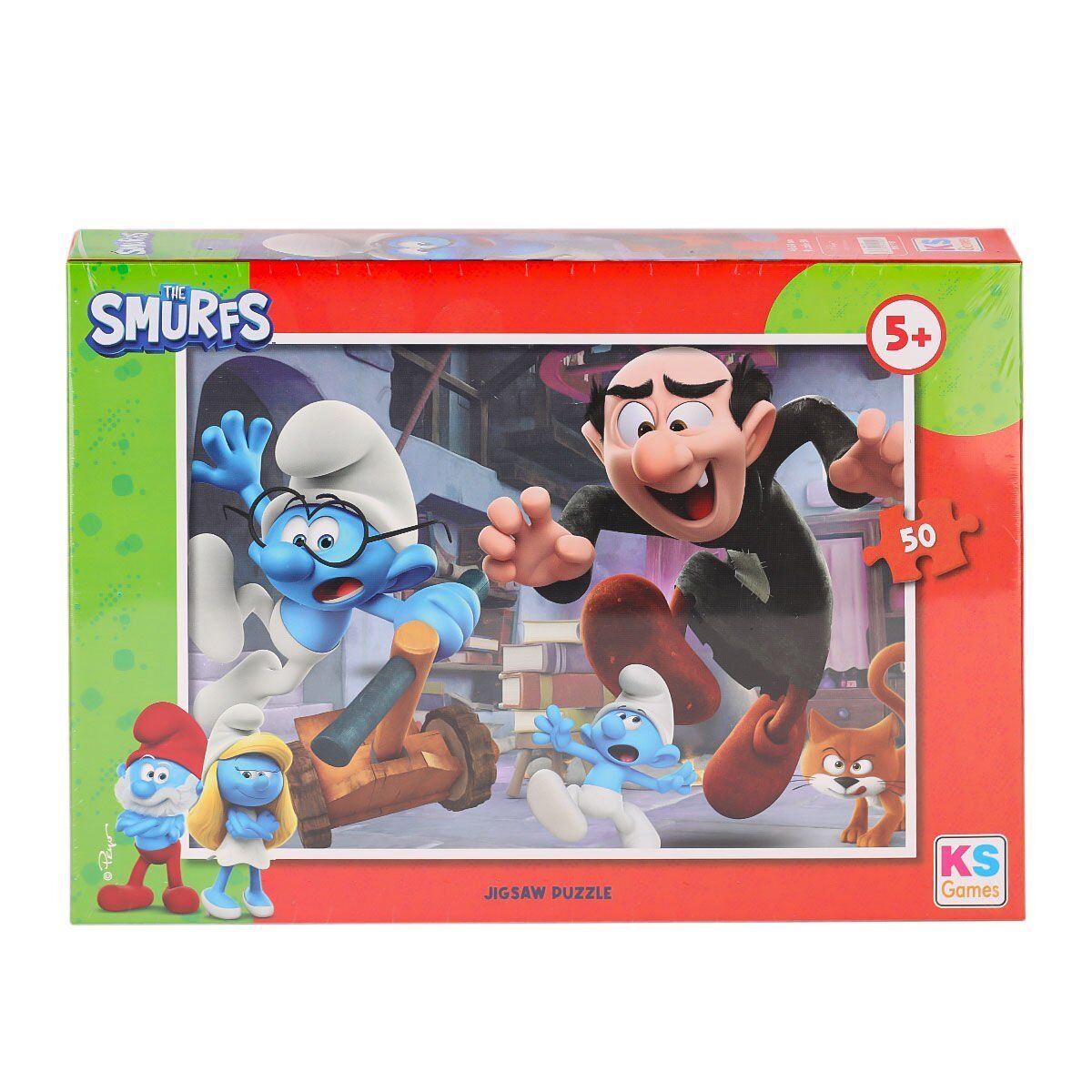 SMR 709 Smurfs Şirinler 50 Parça Puzzle -KS Puzzle