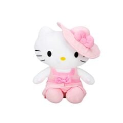 2089 SUN-JHN-SK-PELUŞ H KITTY ELBİSELİ ŞAPKALI 36 CM HKTY MOR