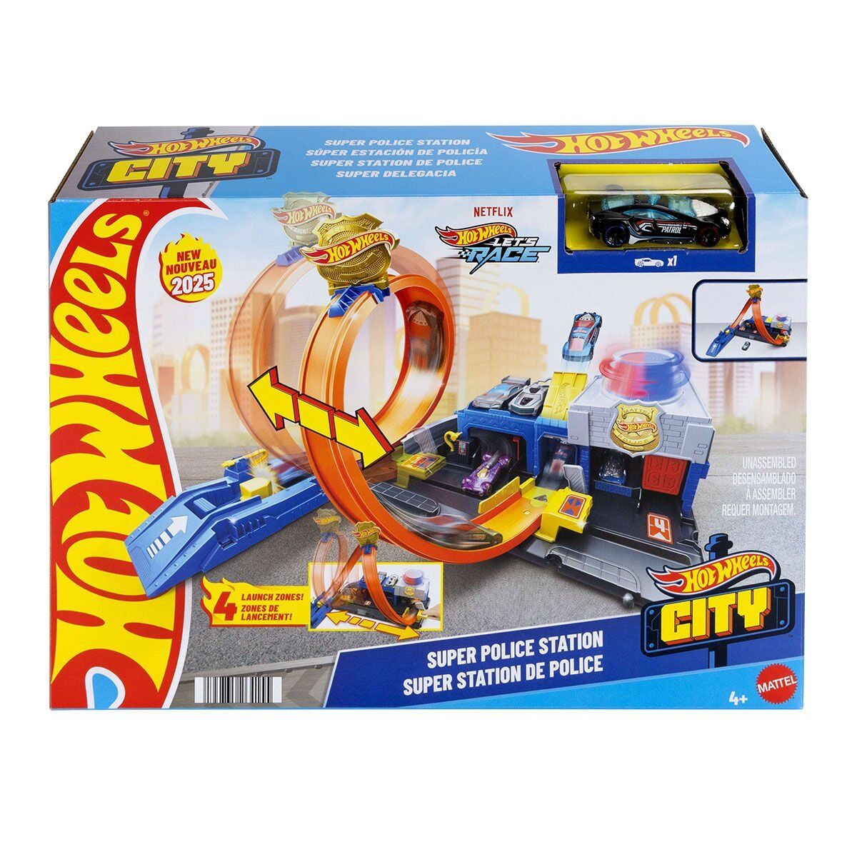 JBM71 Hot Wheels Polis İstasyonu Oyun Seti