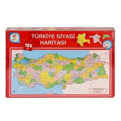 LSH002 Siyasi Harita Puzzle -Laçokids