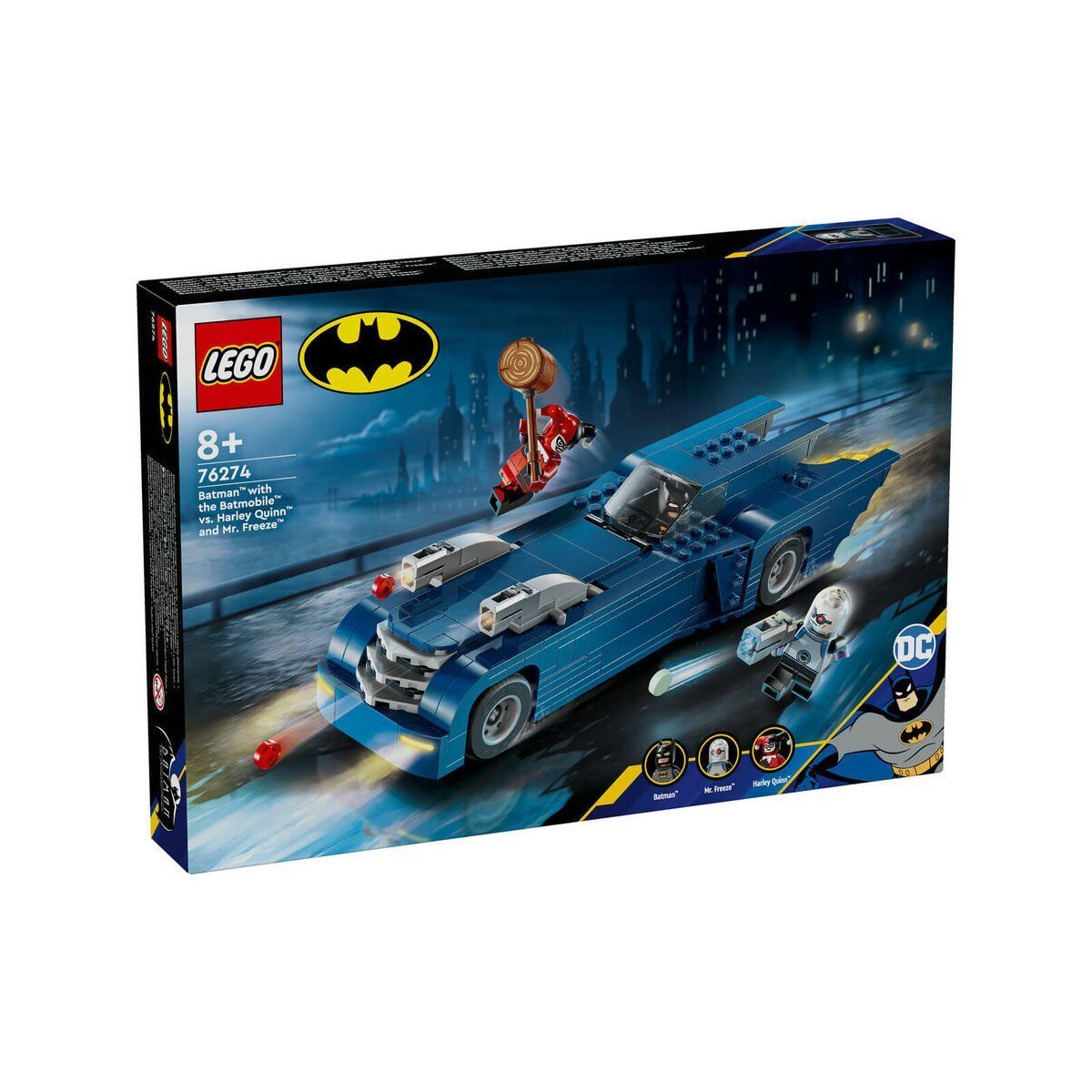 76274 Lego Marvel Batmobile Batman Harley Quinn ve Mr. Freeze 435 parça +8 yaş