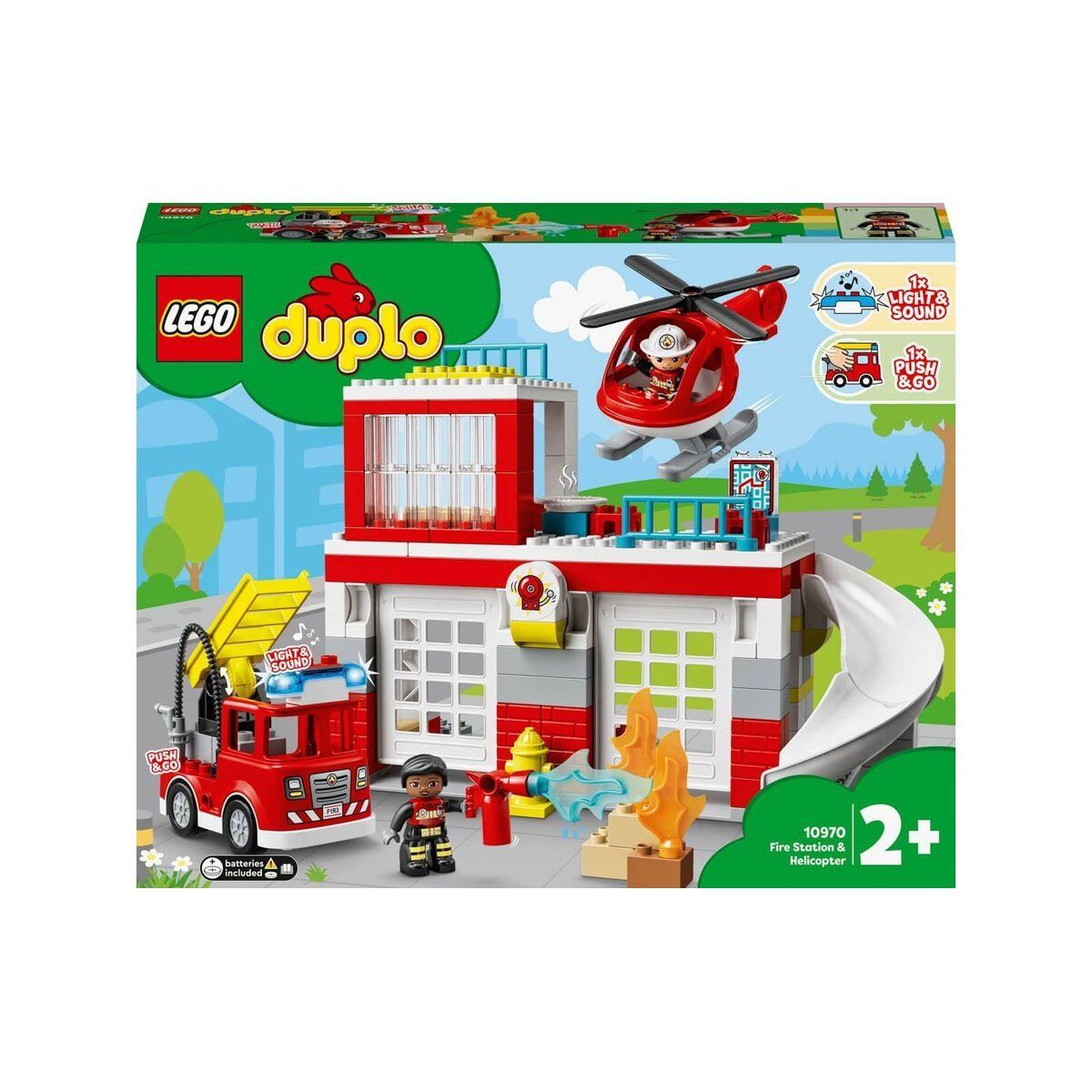 10970 Lego Duplo - İtfaiye Merkezi ve Helikopter 117 parça +2 yaş