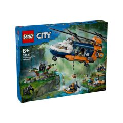 60437 Lego City Orman Kaşifinin Helikopteri Kamp Yerinde 881 parça +8 yaş