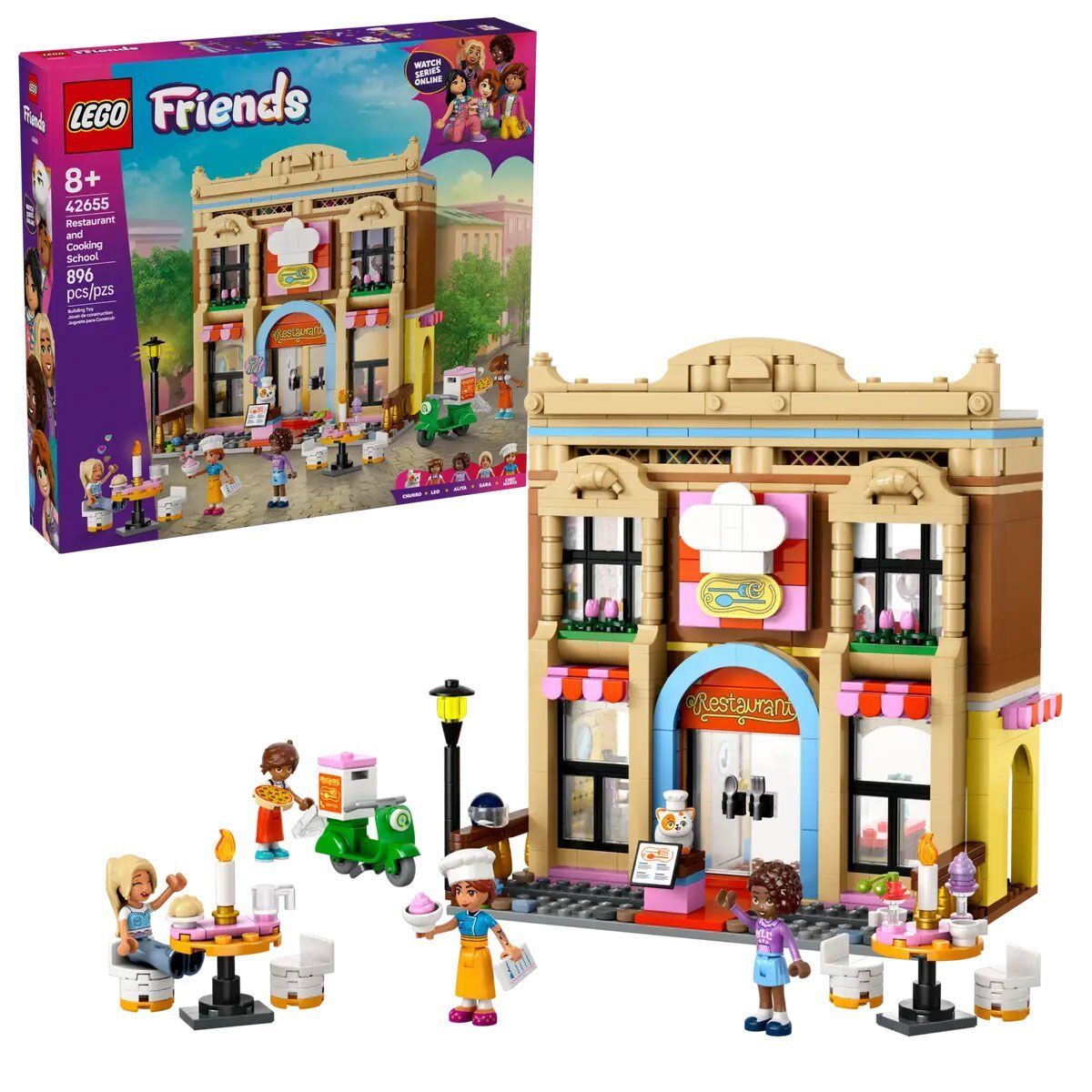 42655 Lego Friends Restoran ve Aşçılık Okulu 896 parça +8 yaş