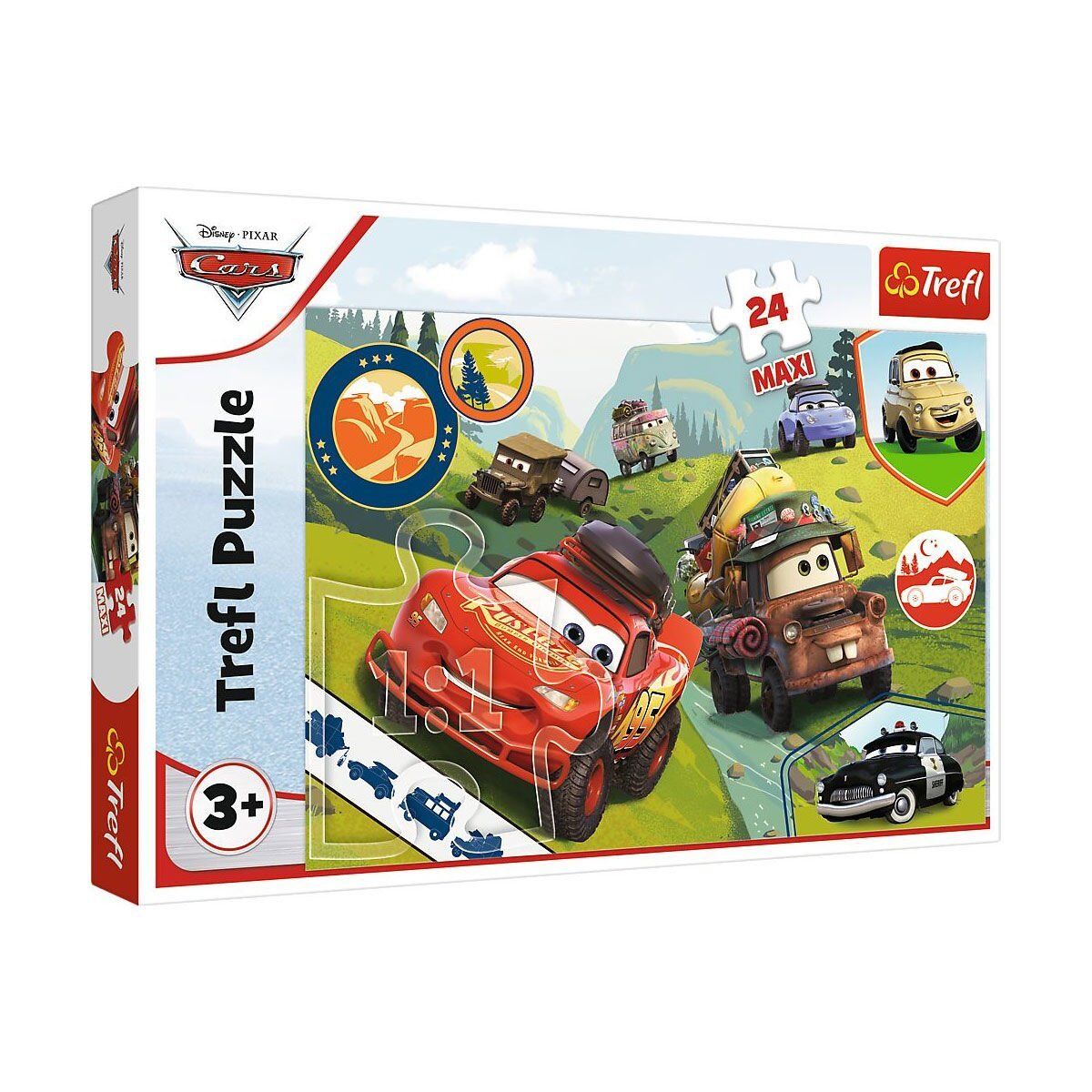 PUZZLE-14352 Maxi Disney Cars 3 24 Parça Çocuk Puzzle