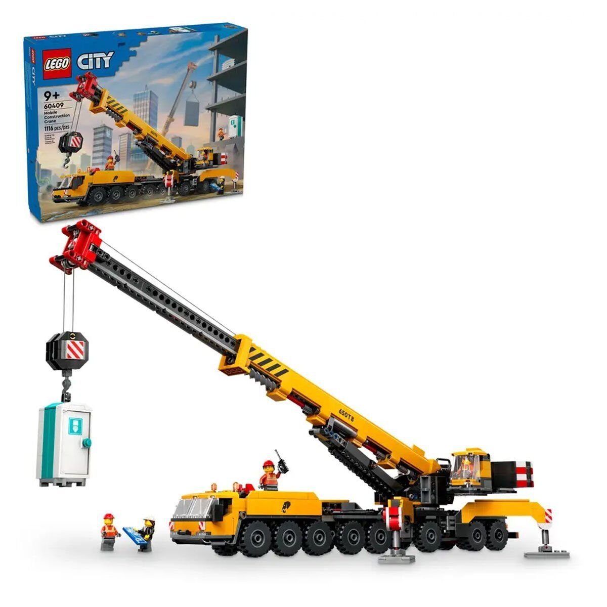 60409 Lego City Sarı Mobil İnşaat Vinci 1116 parça +9 yaş