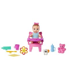 GHV83 Özellikli Minik Bebekler Barbie Bebek Bakıcısı