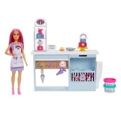 HGB73 Barbie Pasta Dükkanı Oyun Seti